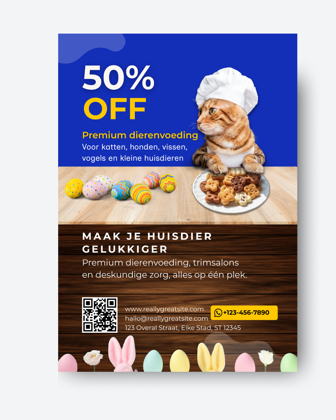 Ontwerp op maat voor flyers en posters