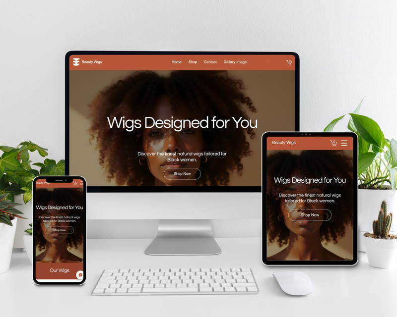 Beauty Wigs - Beauty Wigs – Modern Wix Beauty Store Design